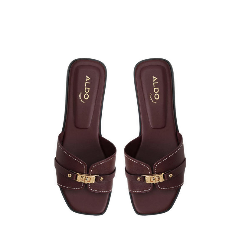 รุ่น Francea รองเท้าแตะส้นแบนผู้ชาย - สี Bordo