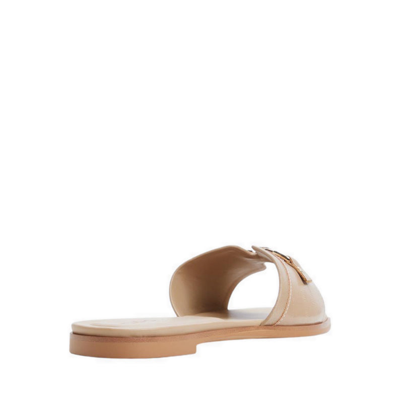 รุ่น Alo รองเท้าแตะส้นแบน ผู้หญิง - สี Beige