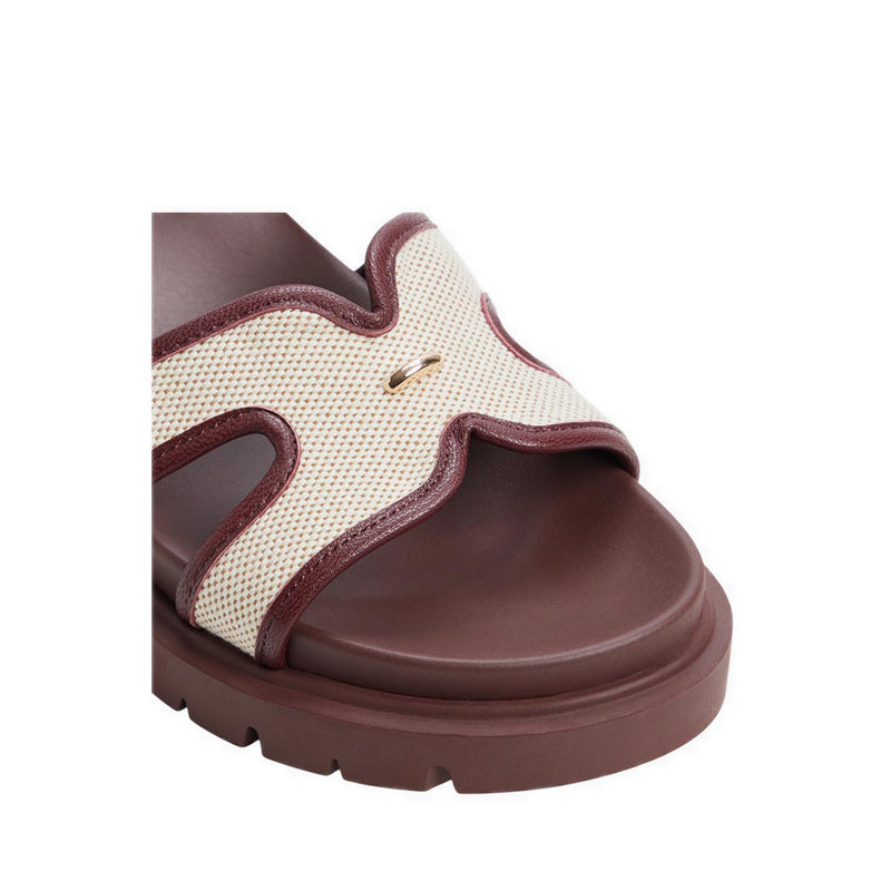 รุ่น Marys รองเท้าแตะเพื่อสุขภาพ ผู้หญิง - สี Bordo