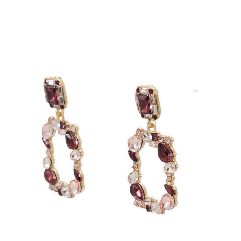 รุ่น Lamasax ต่างหู ผู้หญิง - สี Bordo