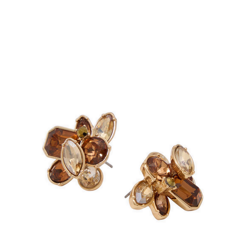 รุ่น Broclamini ต่างหู ผู้หญิง - สี Light Brown