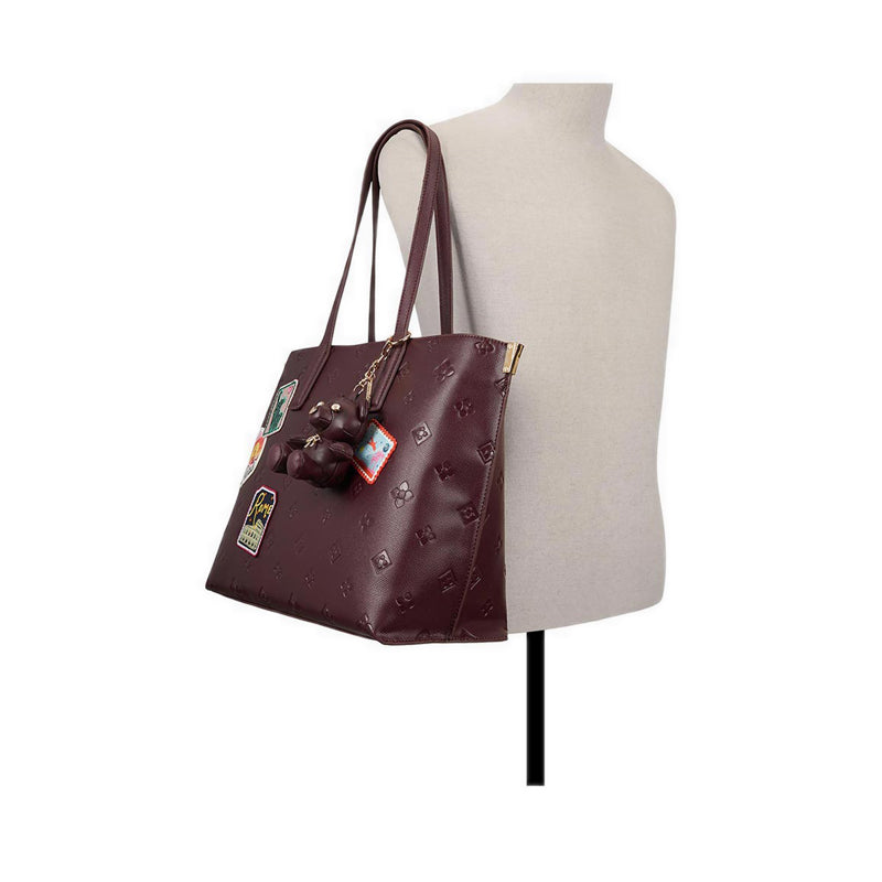 รุ่น Austine กระเป๋าโท้ท ผู้หญิง - สี Bordo