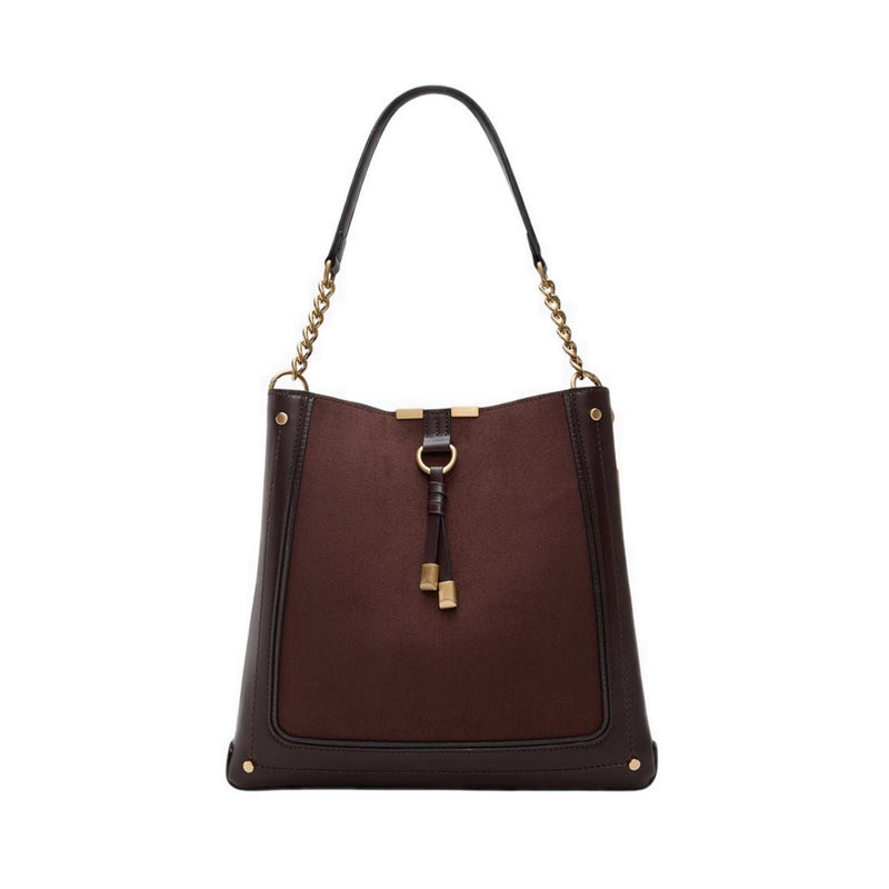 รุ่น Nalyania กระเป๋าหูหิ้วผู้หญิง - สี Dark Brown
