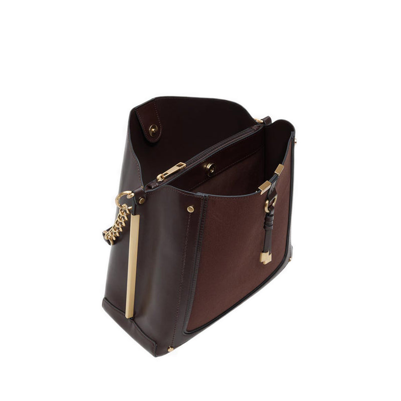 รุ่น Nalyania กระเป๋าหูหิ้วผู้หญิง - สี Dark Brown