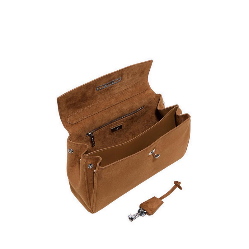 รุ่น Katieax กระเป๋า Satchel ผู้หญิง สี Camel