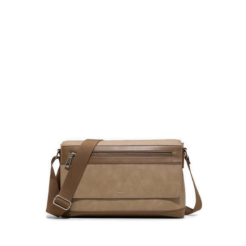 รุ่น Raemond กระเป๋าแมสเซนเจอร์ผู้ชาย สี Taupe