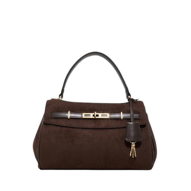 รุ่น Katieax กระเป๋า Satchel ผู้หญิง สีน้ำตาล