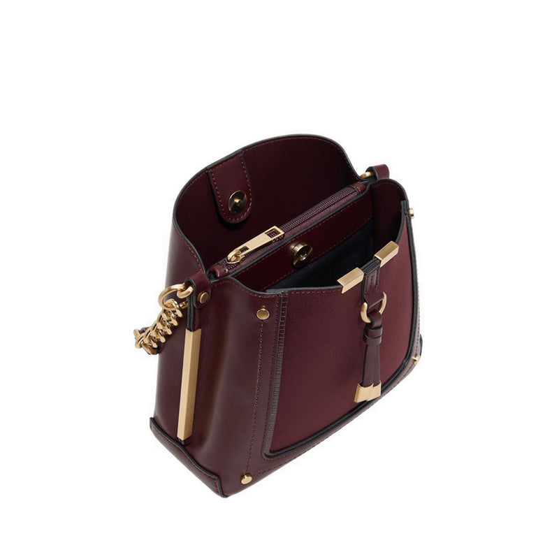รุ่น Nailia กระเป๋าทรงบักเก็ตผู้หญิง - สี Bordo