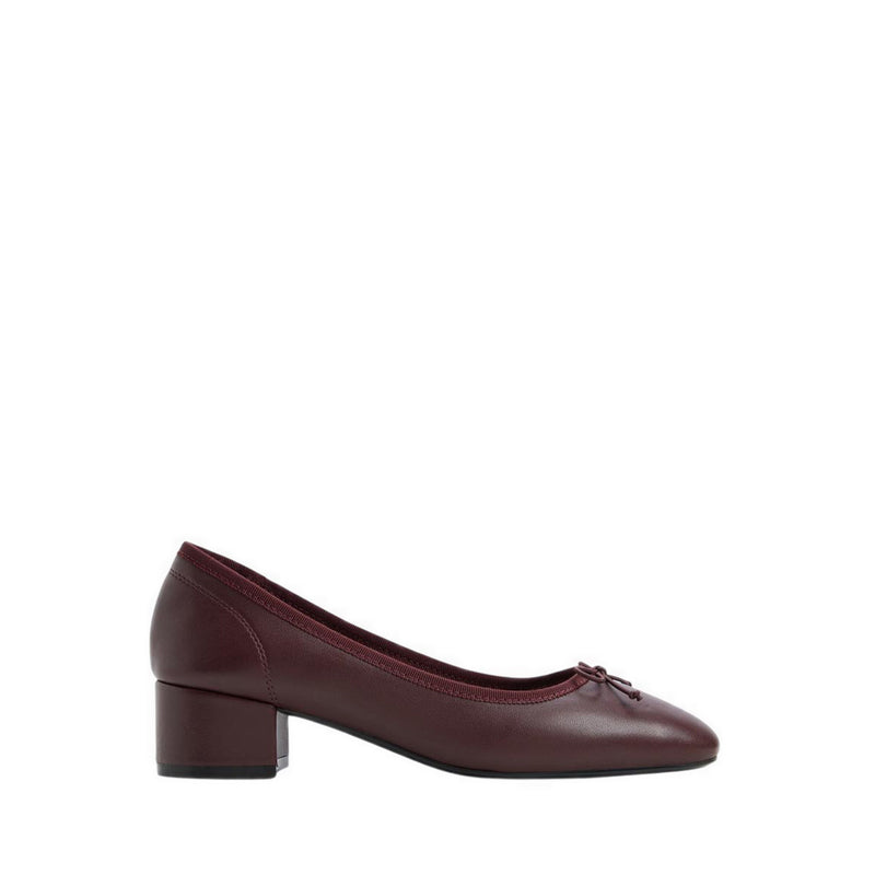 รุ่น Norreybow รองเท้าบัลเล่ต์แพลตฟอร์ม ผู้หญิง - สี Burgundy