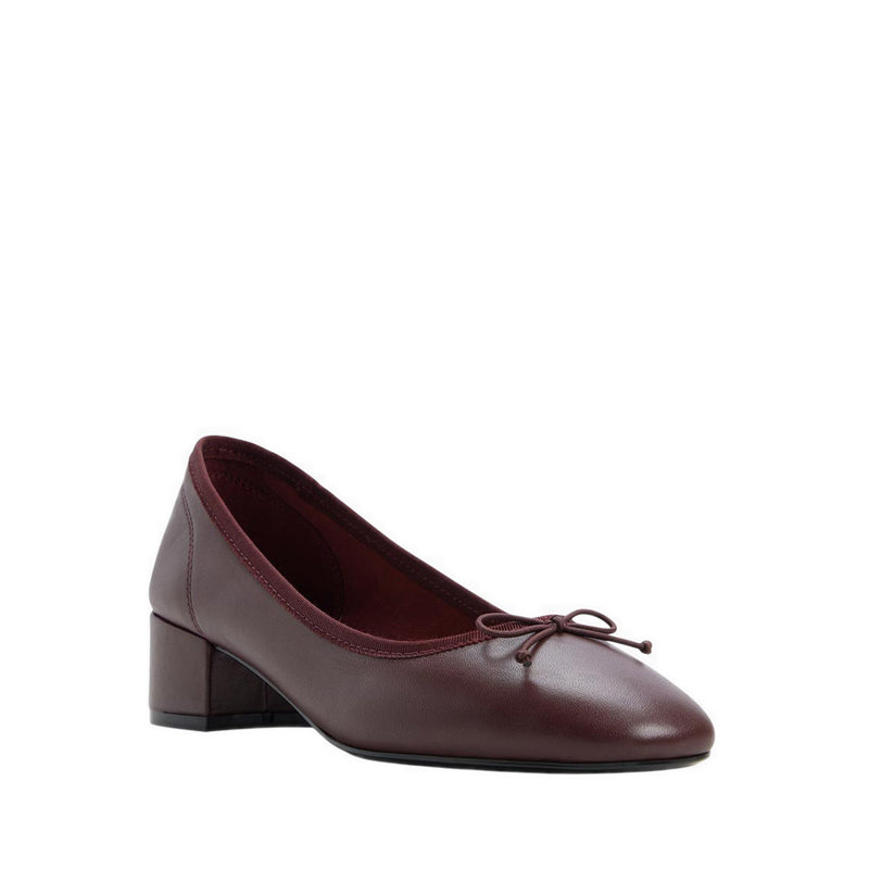 รุ่น Norreybow รองเท้าบัลเล่ต์แพลตฟอร์ม ผู้หญิง - สี Burgundy